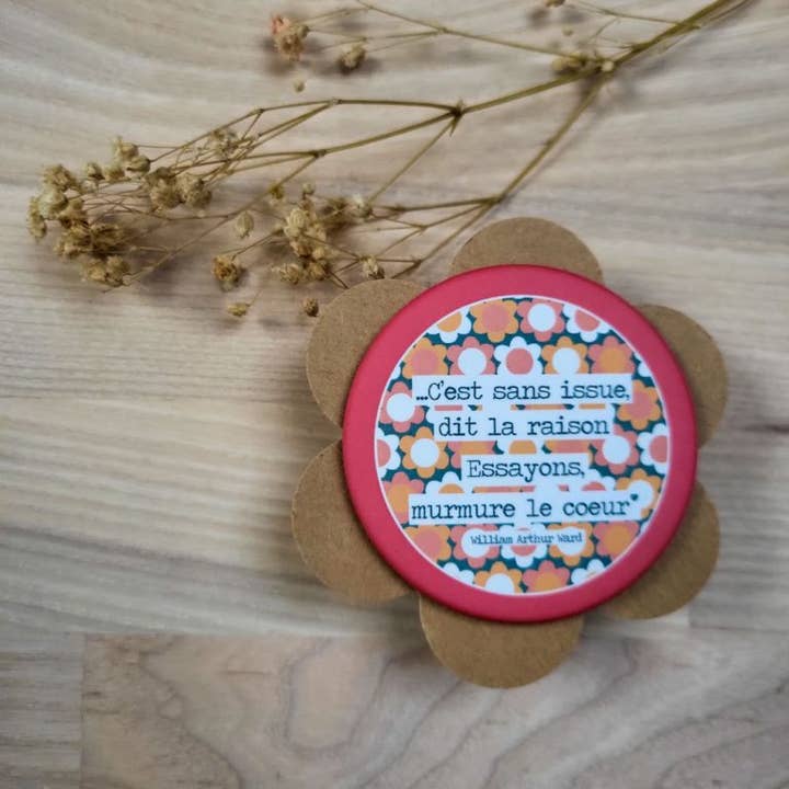 Magneet *Laten we proberen, fluistert het hart* voor wholesale door jolislundis