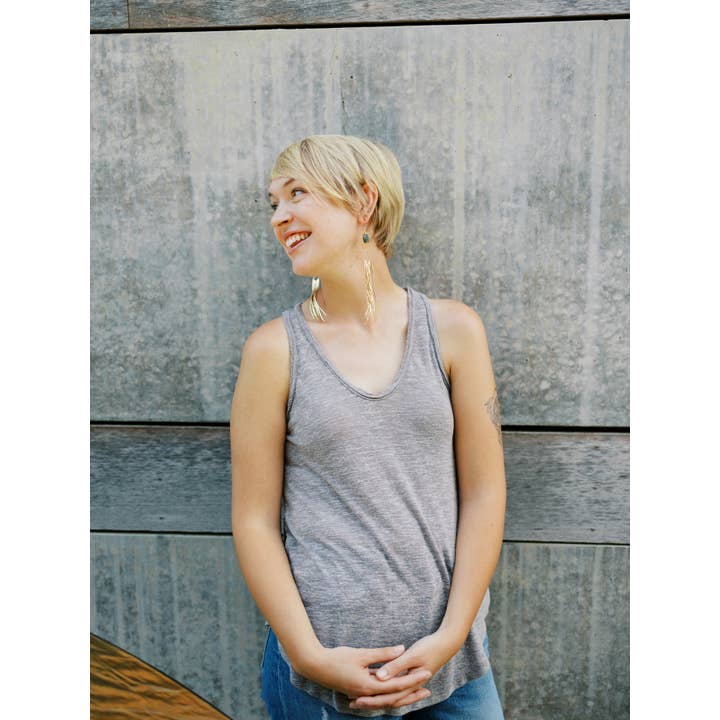 WonderLight Jewelry – wholesale Tofsörhängen – Ädelstensfransörhängen - klar kvarts/klarhet8