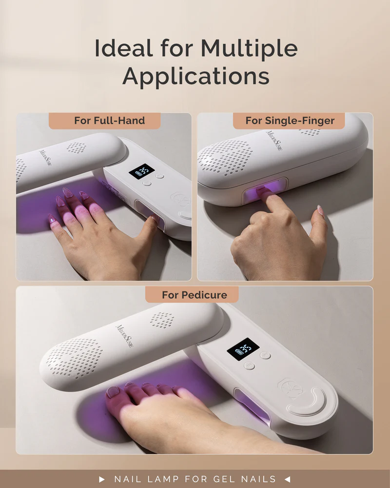 MELODYSUSIE - Wholesale Electronic Skincare Device - P-Plus20F UV Protection Rechargeable UV/LED Nail Lamp7
