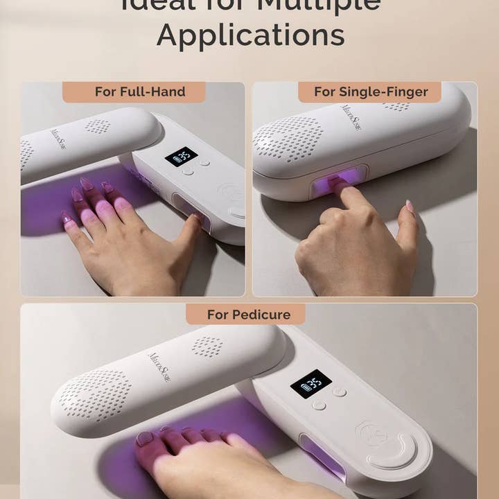 MELODYSUSIE - Wholesale Electronic Skincare Device - P-Plus20F UV Protection Rechargeable UV/LED Nail Lamp7