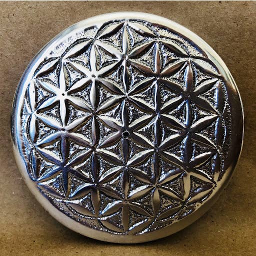 Earths Elements Wholesale - Wholesale Incense Holder - Metal Incense Burner Disc Set - Assorted Set of 5