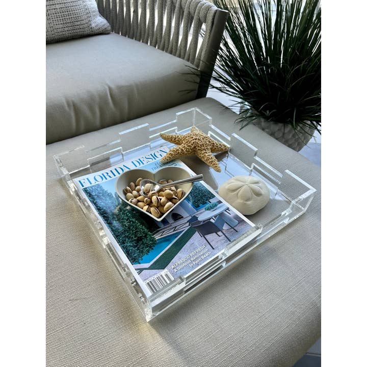 Inspired Generations - Wholesale Serving Tray - Coco Clear Acrylic Tray1