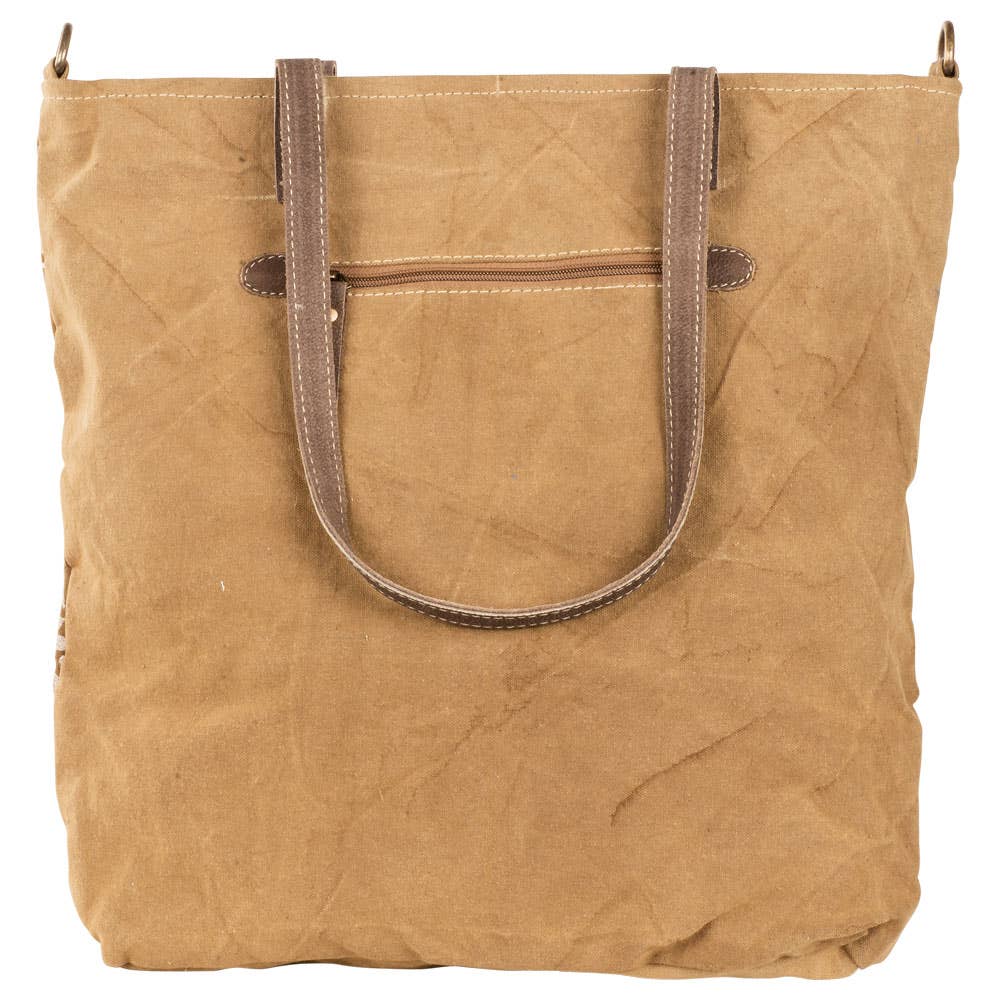 Clea Ray Canvas Bags & Clothing – Großhandel Tragetasche – Damen – Hellbraunes Segeltuch mit Blumenmuster2