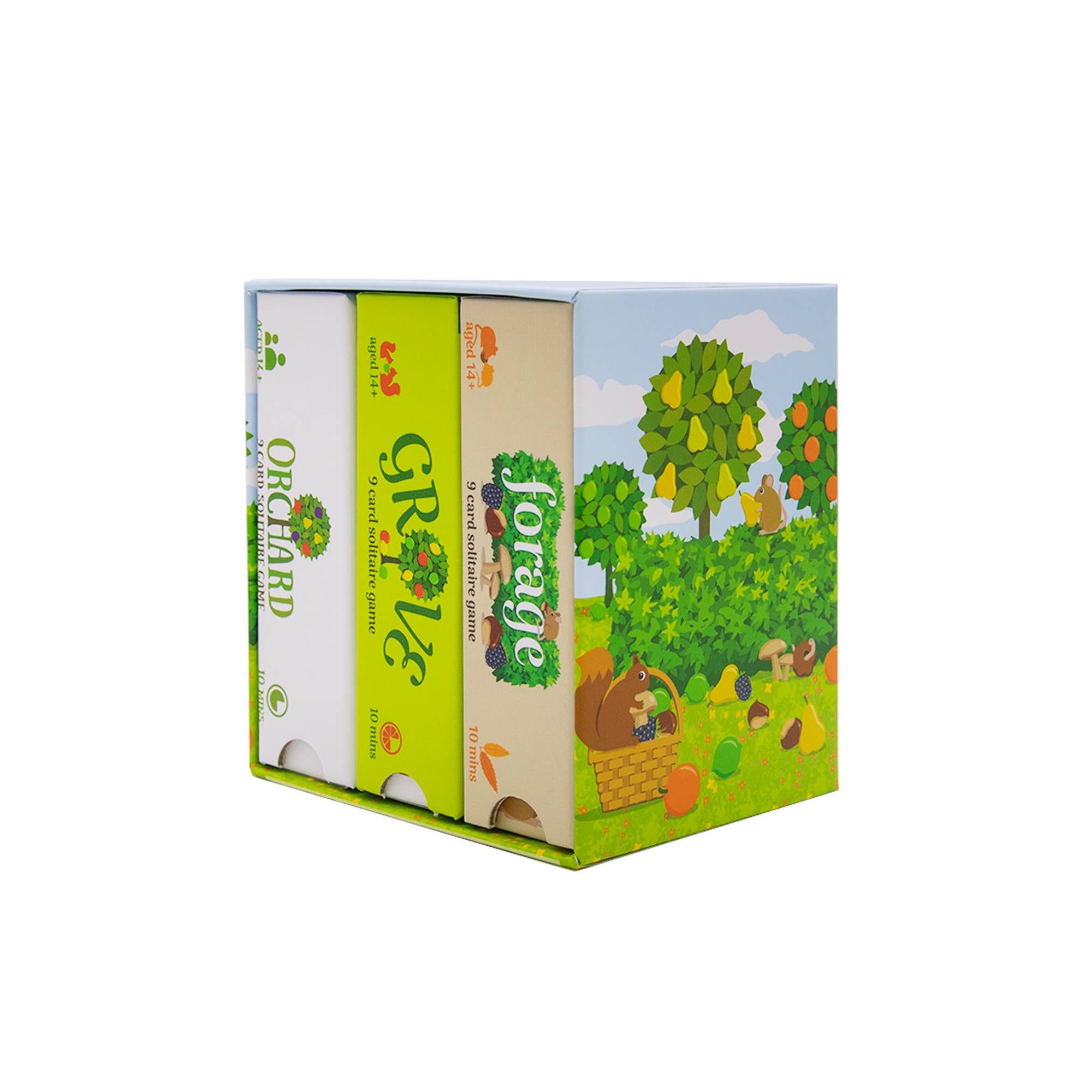 Bridge Distribution - Wholesale Card Game - Harvesting Trilogy - Orchard, Grove and Forage 3-Pack1