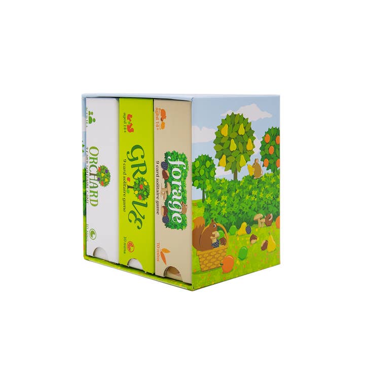 Bridge Distribution - Wholesale Card Game - Harvesting Trilogy - Orchard, Grove and Forage 3-Pack1
