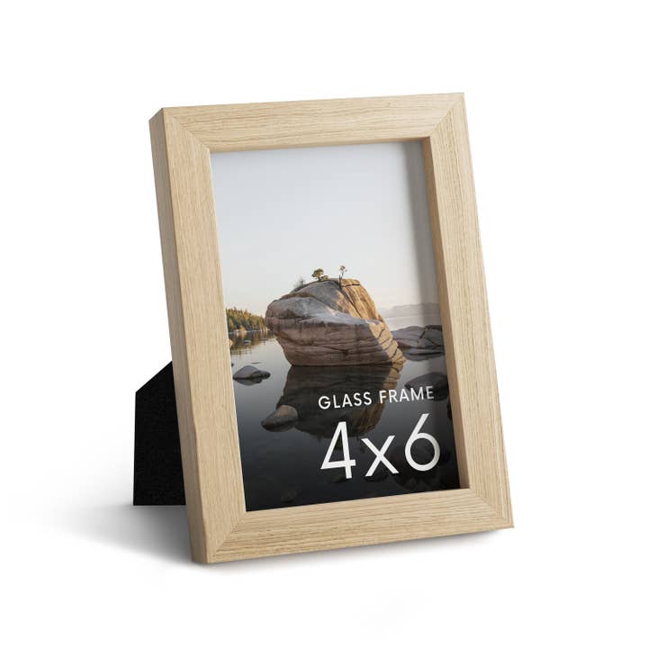 Haus and Hues - Wholesale Picture Frame - Natural Oak Frame with Glass