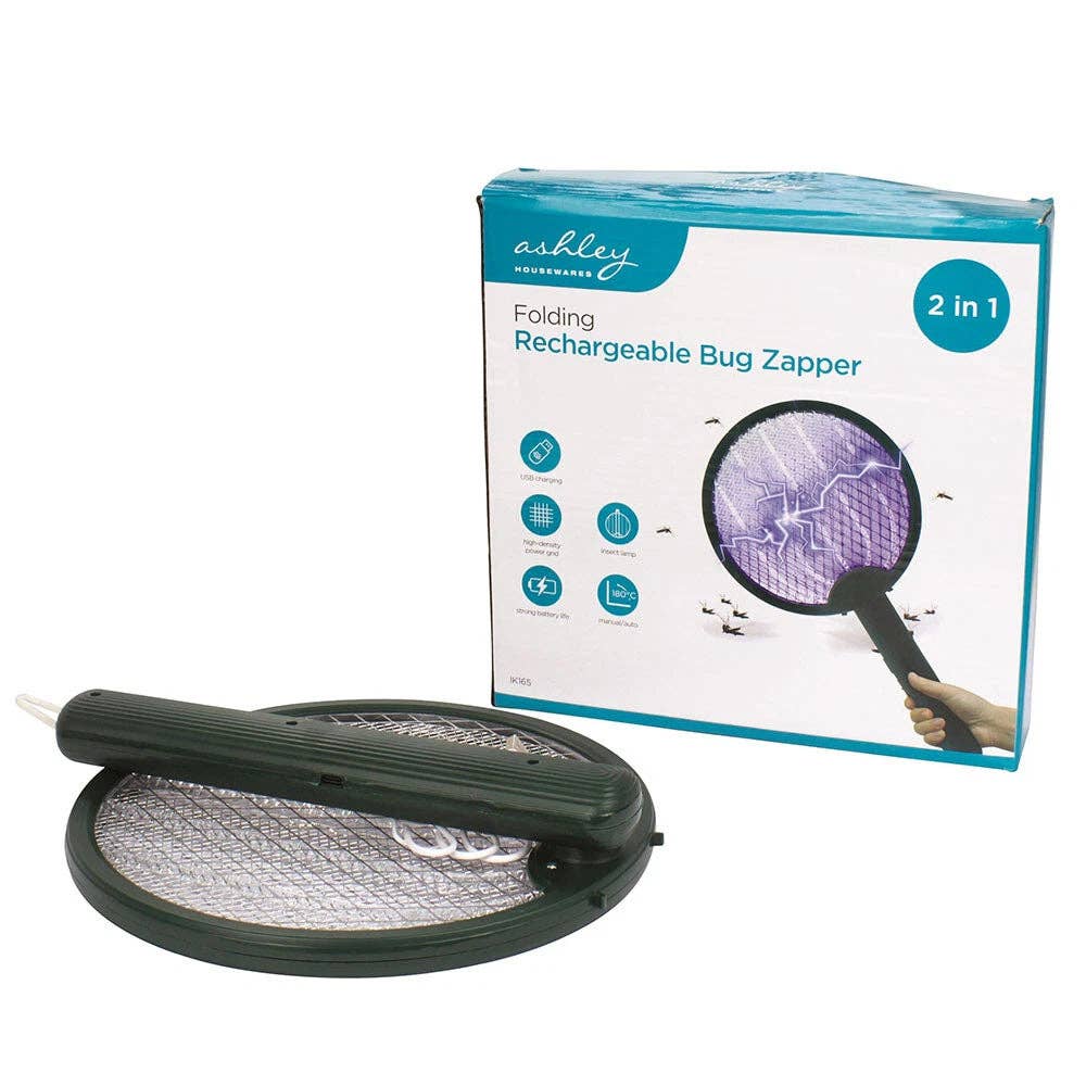 My Wholesale Warehouse - Wholesale Insect Repellent - Ashley Folding Rechargeable Fly/Bug Zapper3
