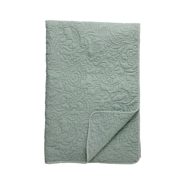 Quilted Stone-Washed Throw Blanket for wholesale by Decor Petit