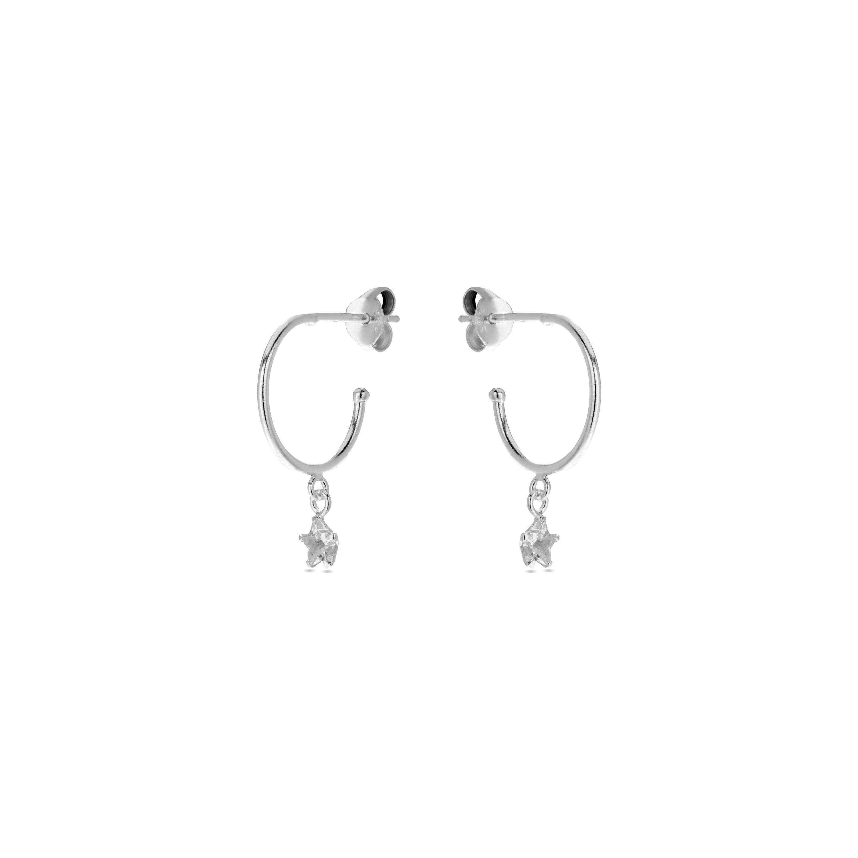 Luxenter - Venta al por mayor Pendientes colgantes - Pendientes Luxenter de Plata de Ley 925 con Circonita Brillante acabados en rodio - Essential1