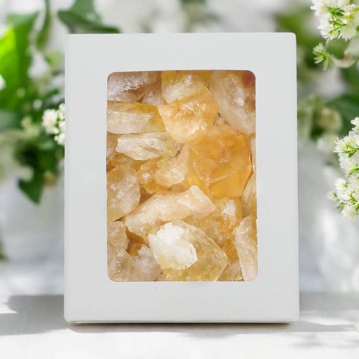 Points de Citrine Mini Plat pour la vente par Earths Elements Wholesale
