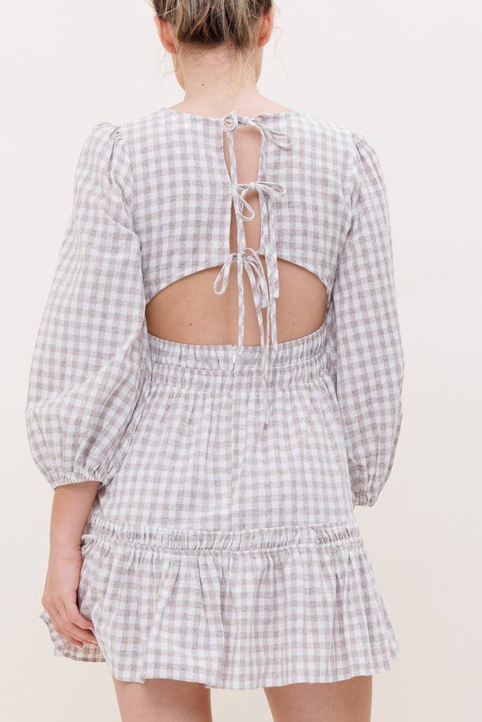 Hersy - Wholesale Dress - Women's - THE GINGHAM GARDEN DRESS - HD004012