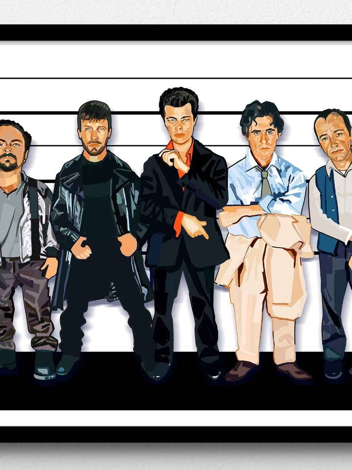 Usual Suspects Print for wholesale by A Guy Called Minty LTD