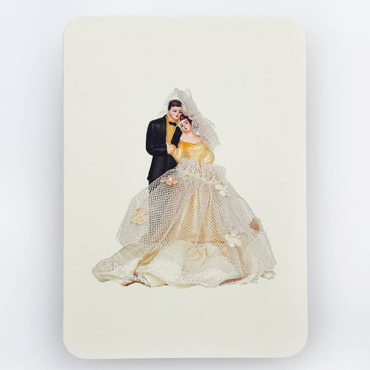Canonbury Press - Wholesale Wedding Card - Wedding Cake Topper No.1 Greeting Card