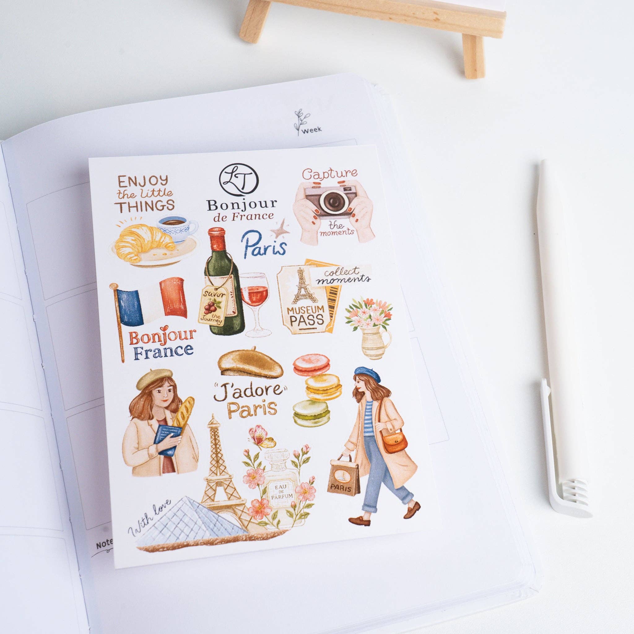 Lettoon – Großhandel Aufkleber – Stickerbogen – Bonjour de France4