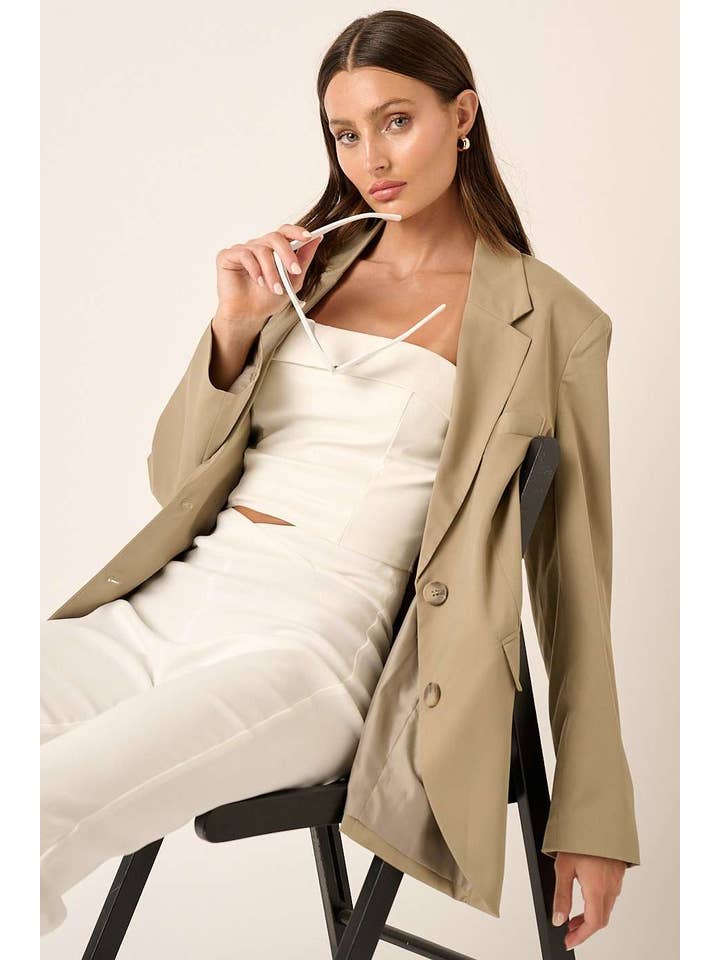 mittoshop - Wholesale Blazer - Women's - BOYFRIEND OVERSIZED BLAZER4