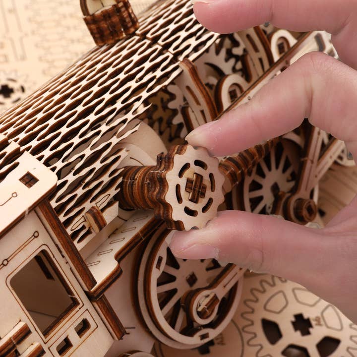 Marissa's Gifts – wholesale DIY craft kit – Child – DIY Model wooden kit train4