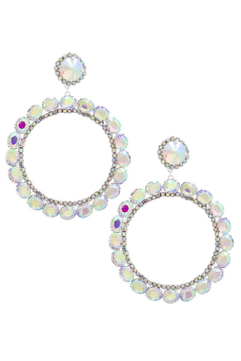 CC Wholesale Clothing - Vendita all'ingrosso Orecchini pendenti - Orecchini pendenti con strass.1