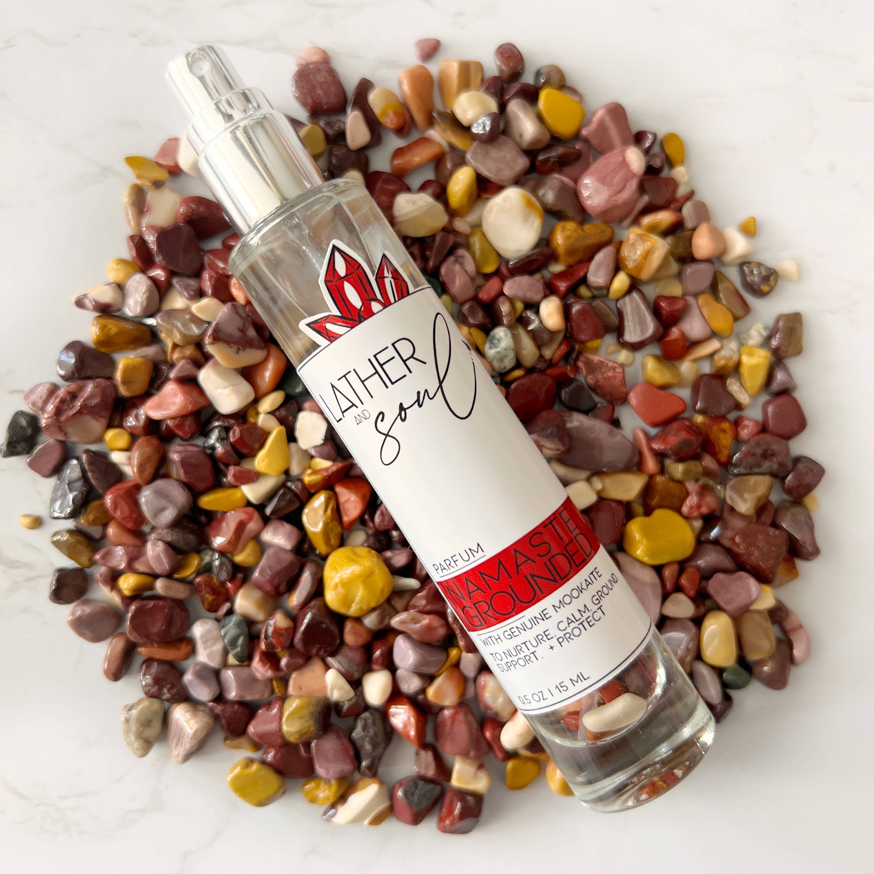 Lather and Soul Skincare - Wholesale Perfume/Eau de Toilette - Parfum | Namaste Grounded | Mookaite1