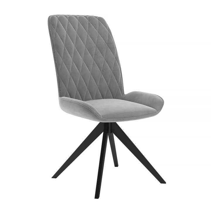 Ari Velvet Dining Chair with Swivel Function for wholesale by Amari Casa