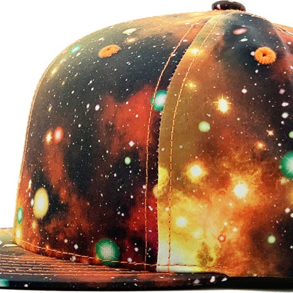 KBETHOS - Wholesale Flat Brim Cap - Unisex - Galaxy Snapback22