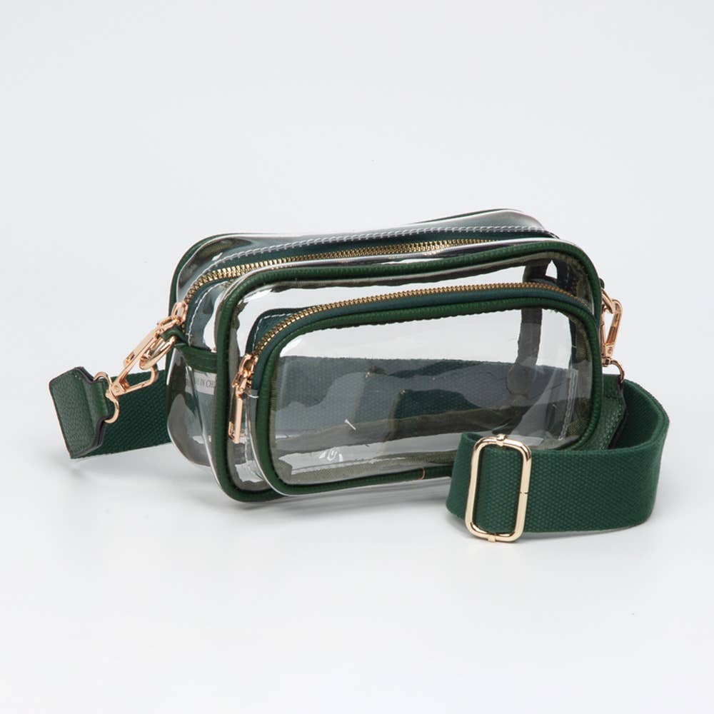 Sensibling Corp. - Wholesale Crossbody Bag - Women's - Transparent Rectangular Crossbody Bag0