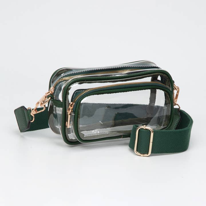Sensibling Corp. - Wholesale Crossbody Bag - Women's - Transparent Rectangular Crossbody Bag