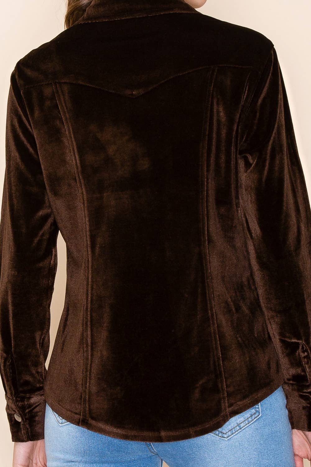 W.A.Y. --Wonderful And Young - Wholesale Shirt - Women's - W.A.Y VELVET SHIRT24