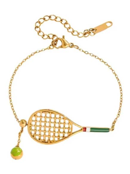 Country Club- Tennisarmband - PVD-Emaille- Wasserdicht für den Großhandel von HoopLa