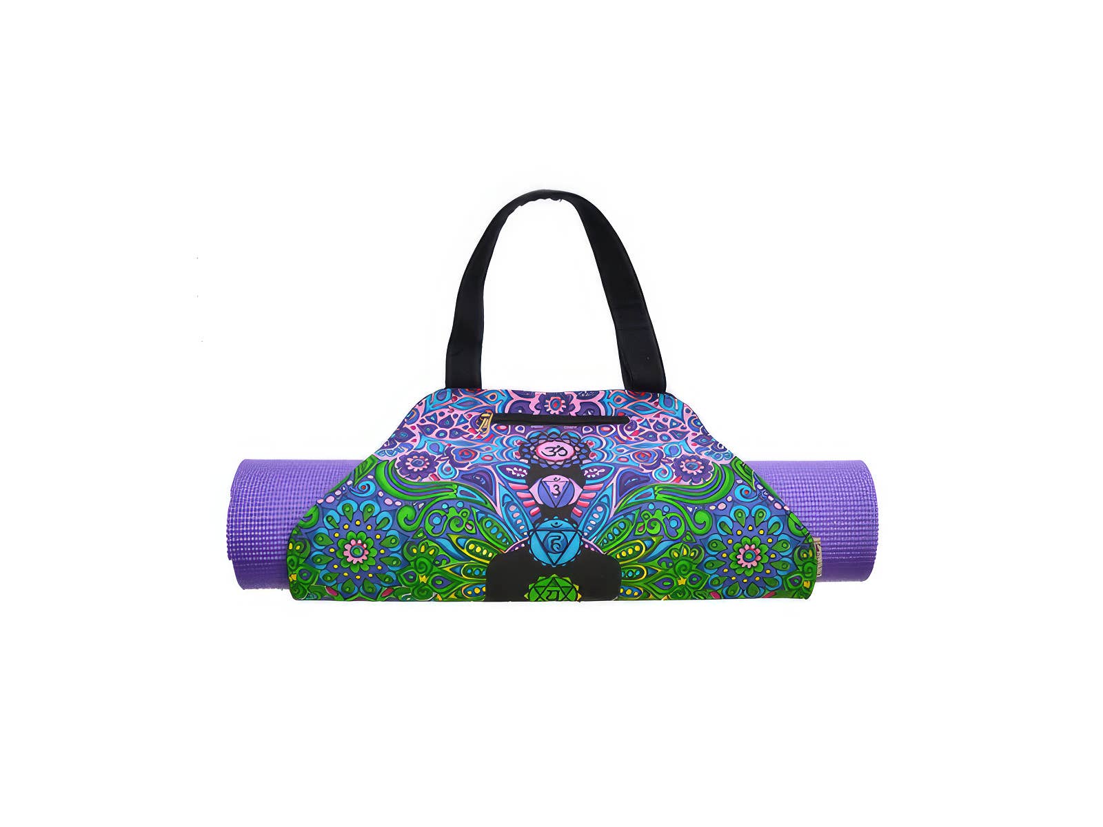 Gypsy Rose - Wholesale Yoga Bag - Psychedelic Chakra Yoga Cotton Hexagon Yoga Mat Bag1