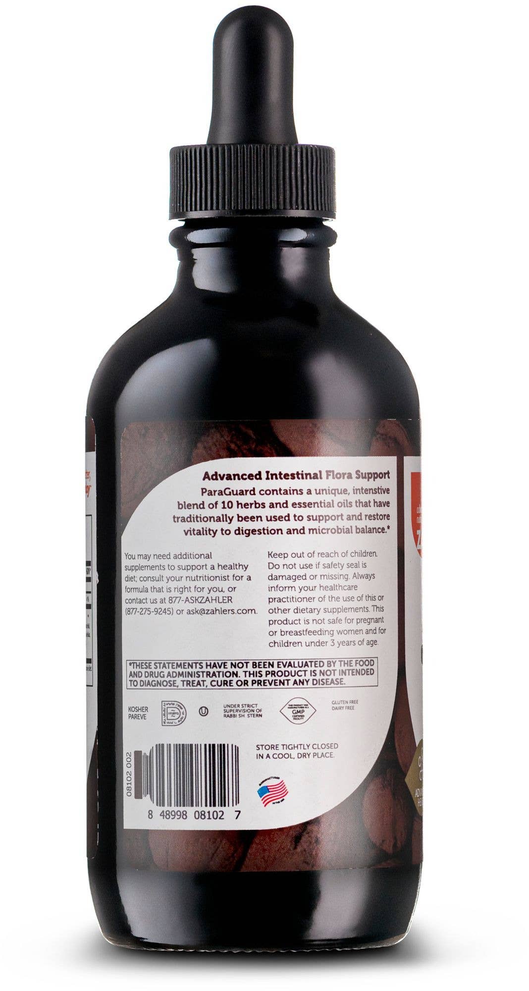 Advanced Nutrition by Zahler - Wholesale Oral Supplement/Vitamin - ParaGuard (4oz.) 118.4mL Liquid3