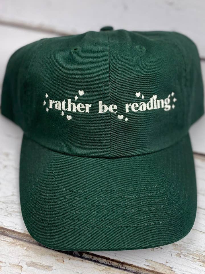 Rather be reading Relaxed Fit Hat for wholesale by Hat & Rabbit