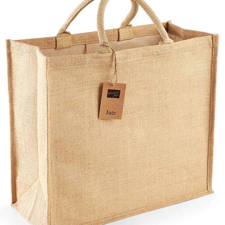 Natural Westford Mill - Jute Jumbo Shopper for wholesale on Faire1