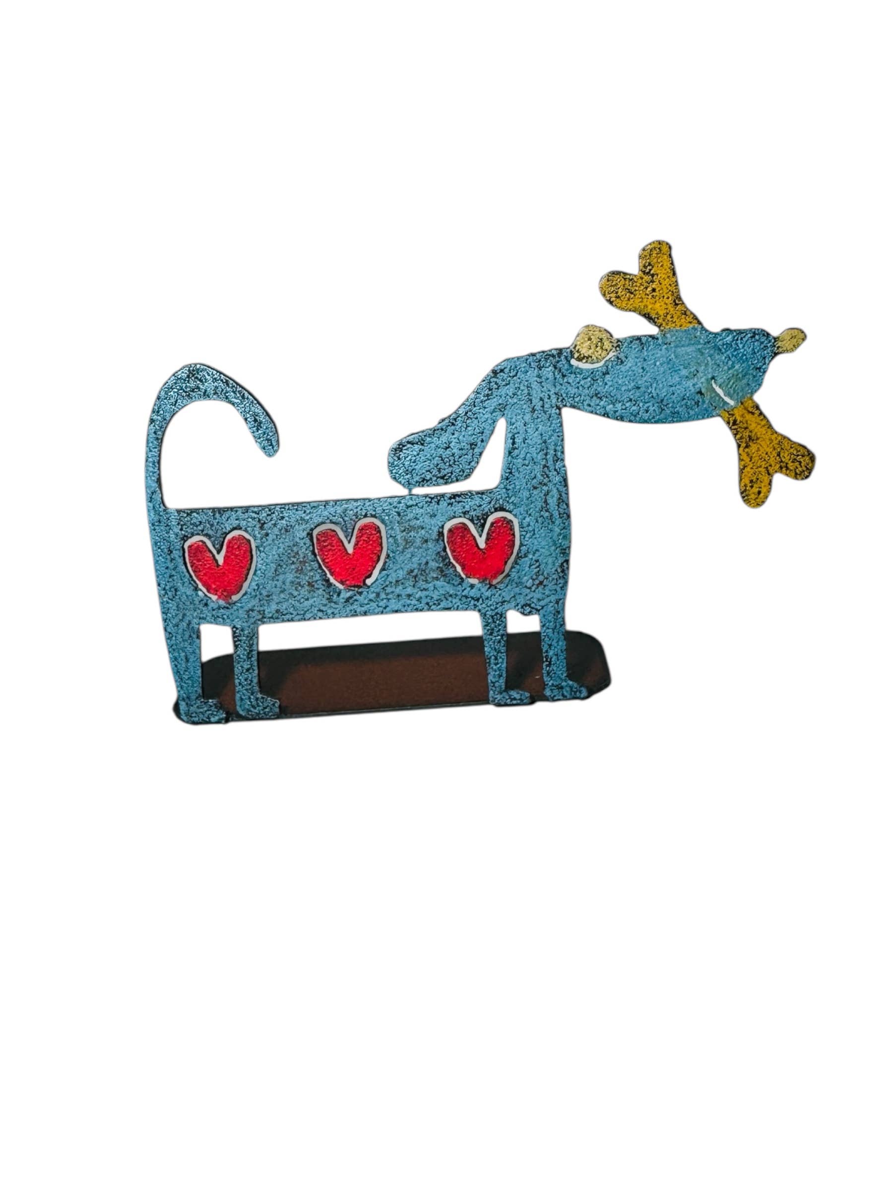 Whimsies – Engroshandel Bordpynt – Hund stående Bordplade Gave finurlige metalgaver dyreelsker3