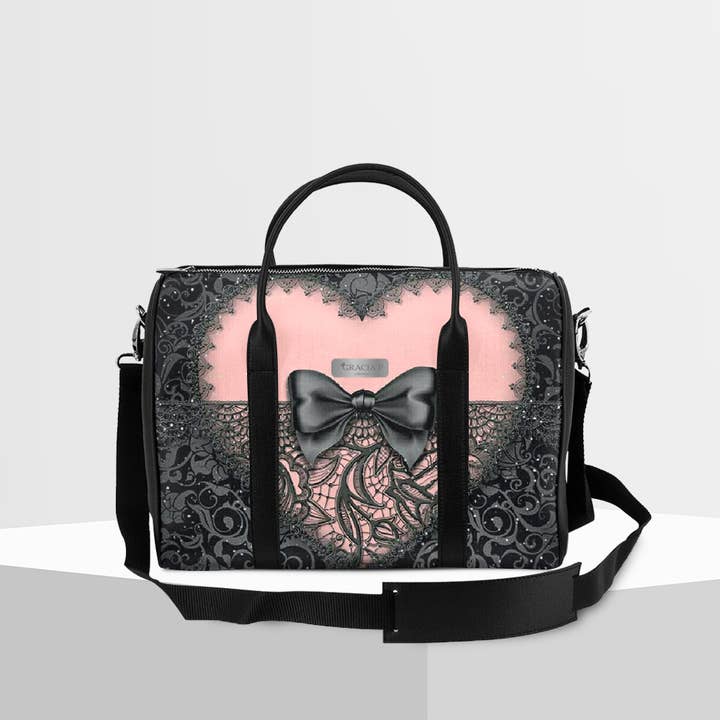 Gracia P väska - trunk - Tillverkad i Italien- Kärlek eff broderi för wholesale av GLOBALSHOP SRL