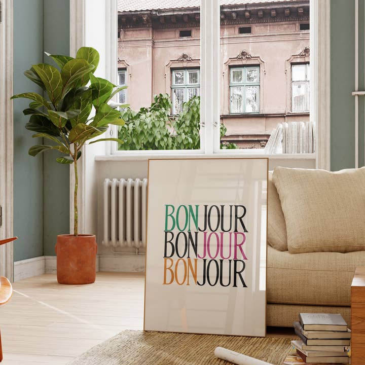 Lune Club - Wholesale Art Print - Bonjour Print