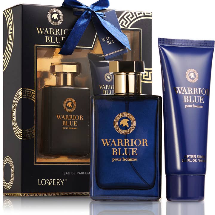 Lovery - Wholesale Bath & Body Set - Men's - Warrior Blue Bath and Body Gift Set - Mens Home Pampering