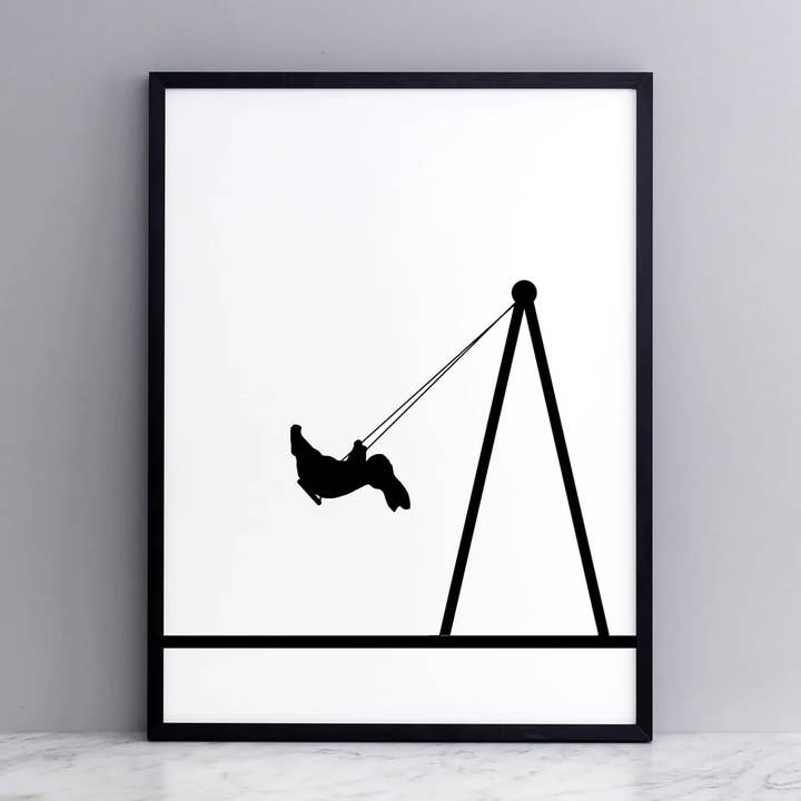 Swing Rabbit Print for wholesale by HAM