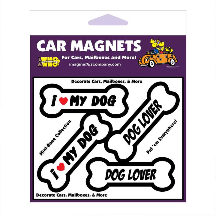 Aimants Mini Bones Mini Paws pour la vente par Imagine This Company