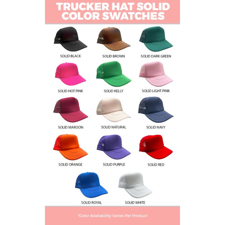 Sugar Stitch - Wholesale Trucker Hat - Women's - Baseball Patch Trucker Hat