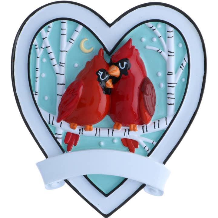 Ornamento Cardeal Casal Personalizado por atacado de PolarX Ornaments