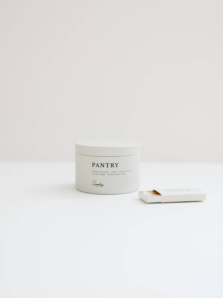 Pantry for wholesale by Sunday Candle Co