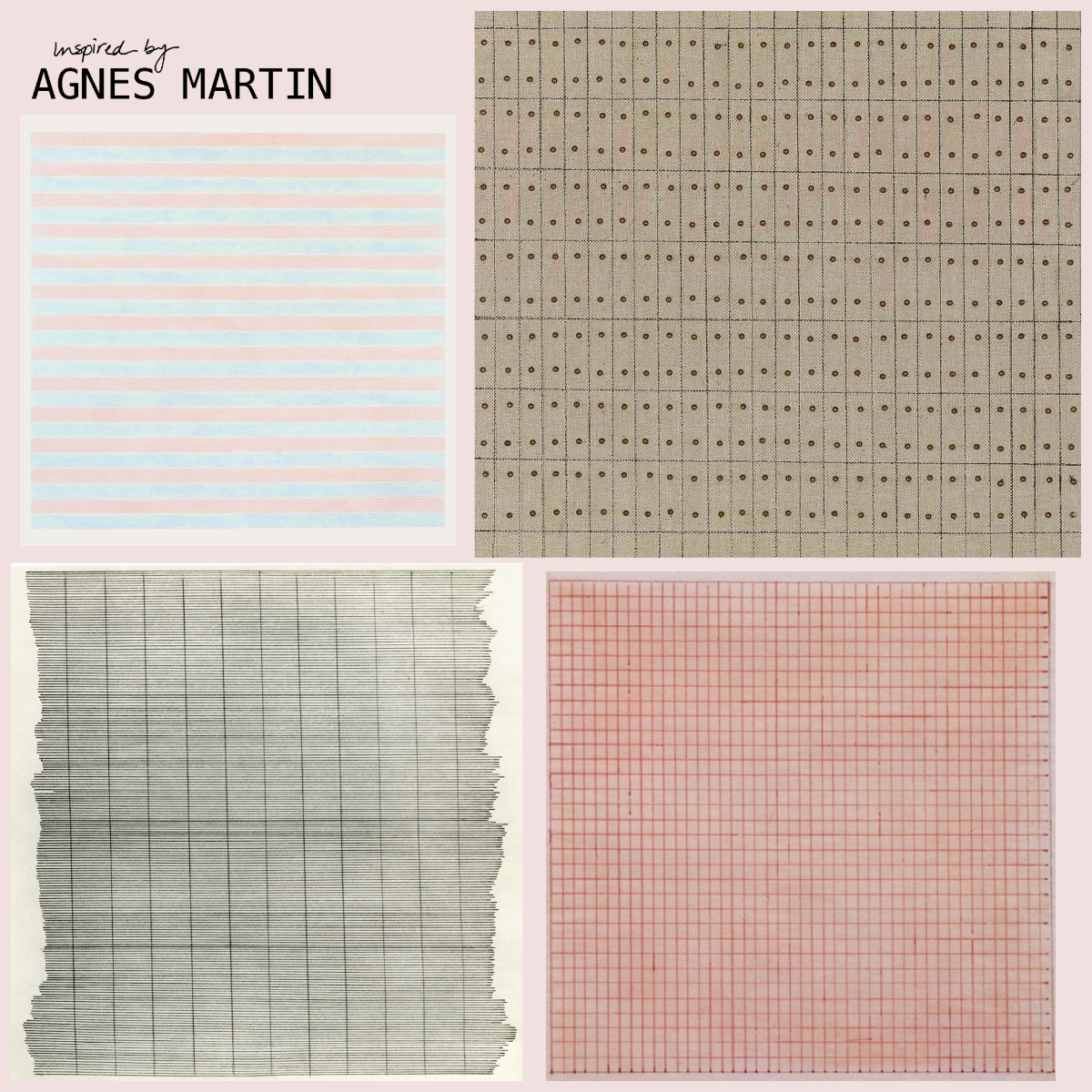 Approved Textiles - Wholesale Craft Sewing Kit - Agnes Martin Mending + Embellishment Transfer 2