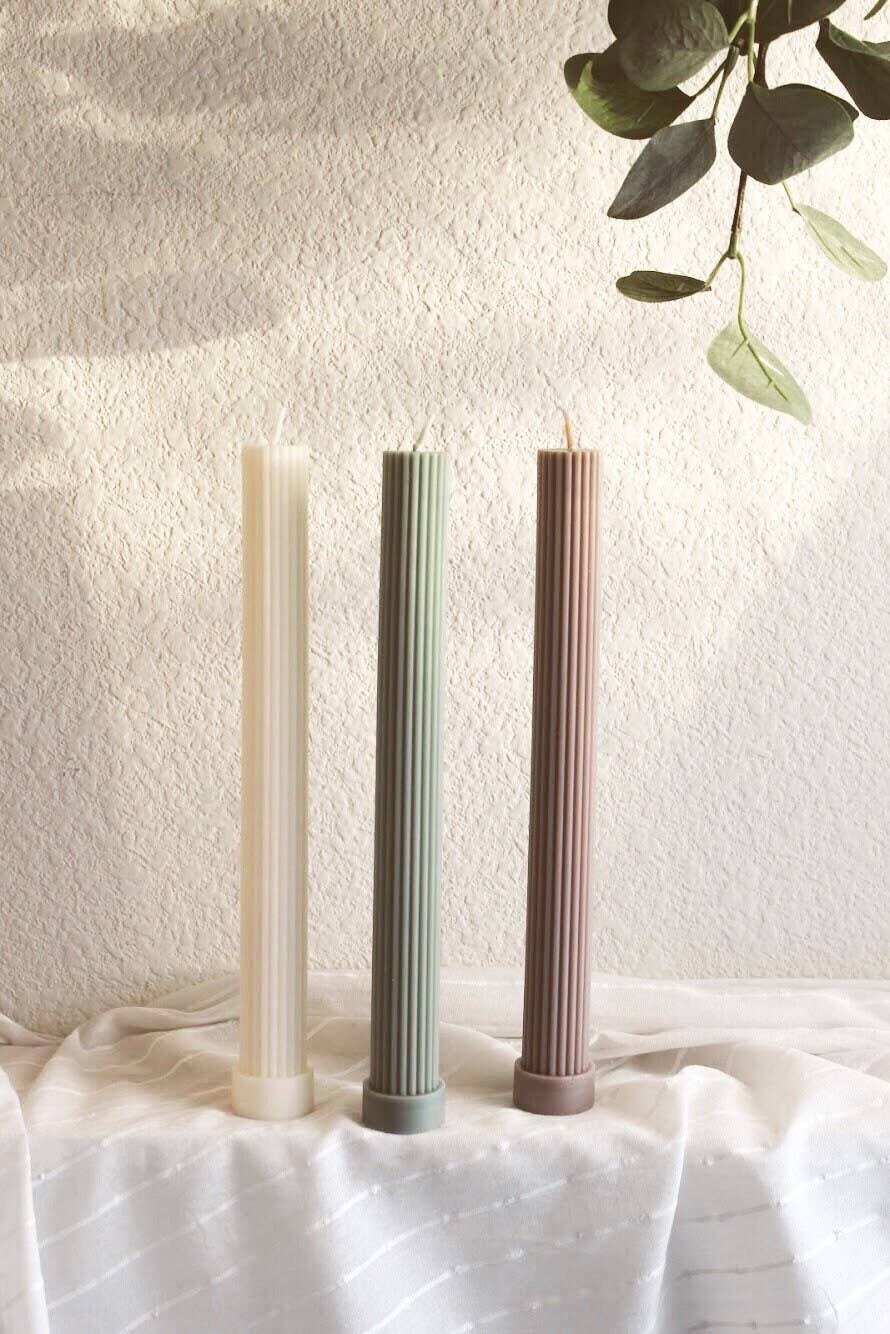 Tioga Trade - Wholesale Pillar Candle - Fluted Pillar Candle9