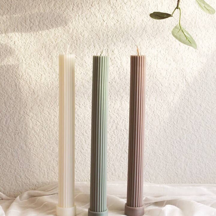 Tioga Trade - Wholesale Pillar Candle - Fluted Pillar Candle9