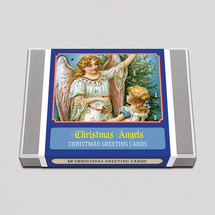 Christmas Angels - Boxed Christmas Cards for wholesale by Laughing Elephant