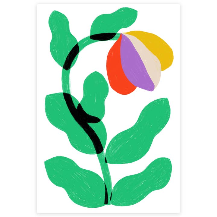 Sommerblumen-Kunstdruck für den Großhandel von Allison Poplett