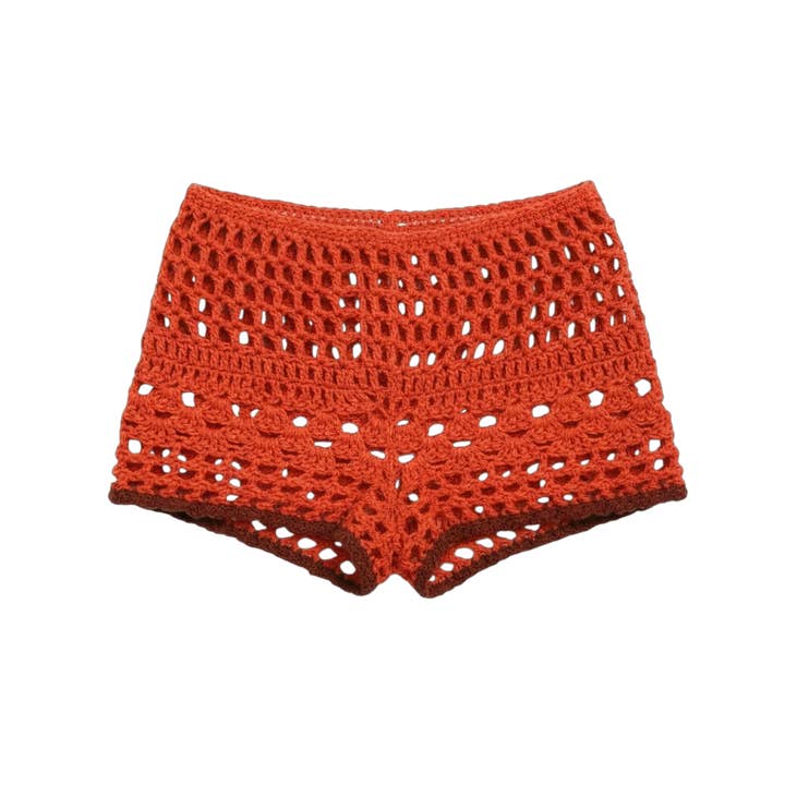 Poppy Miniq Crochet Shorts for wholesale by GUNES SWIM