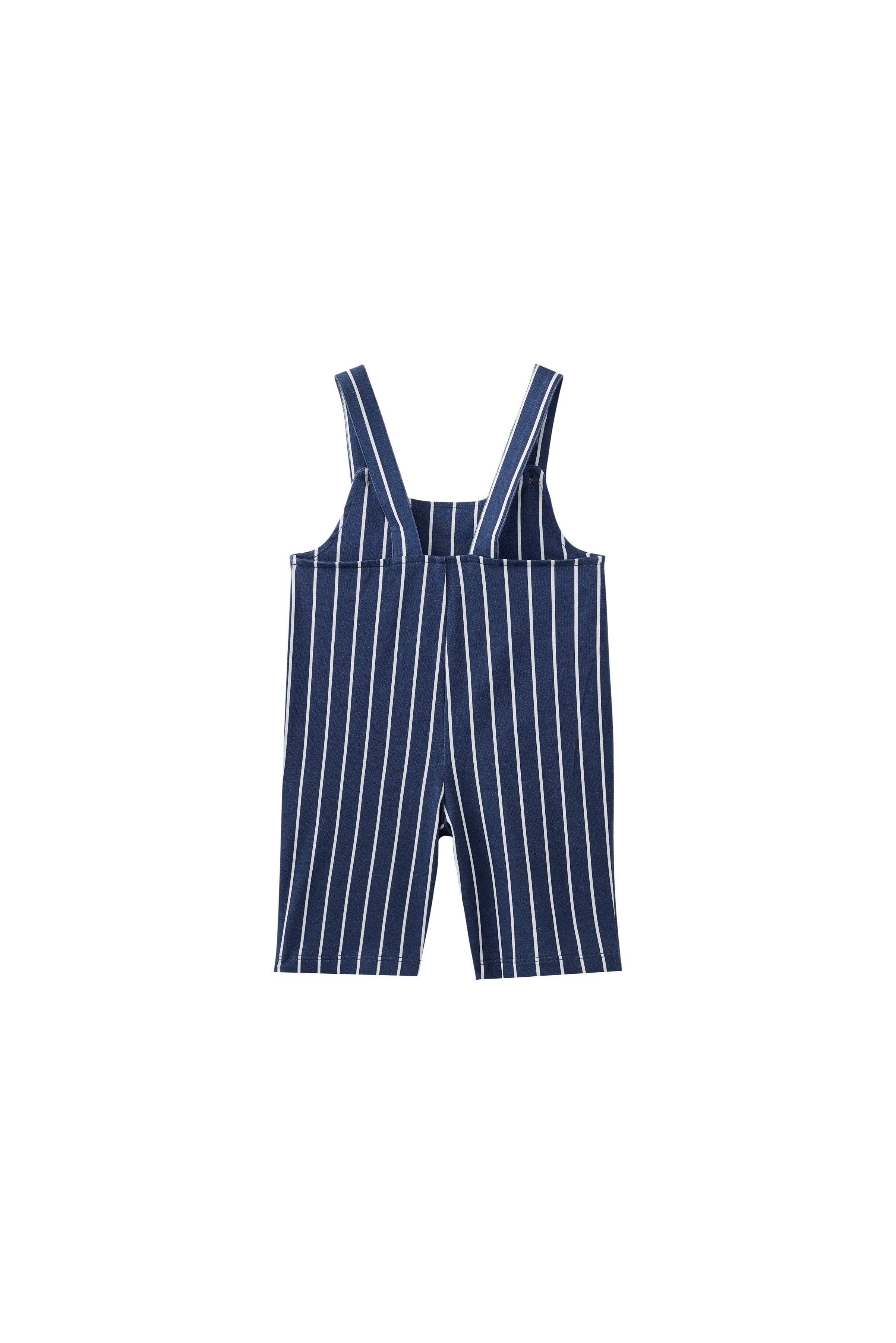 Norsu Organic - Wholesale Overalls - Kids - Organic Cotton Kids Overalls-Navy stripe1