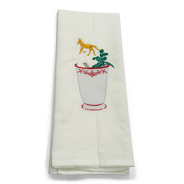 Towel - Mint Julep Derby Day for wholesale by Vibrantly Blue