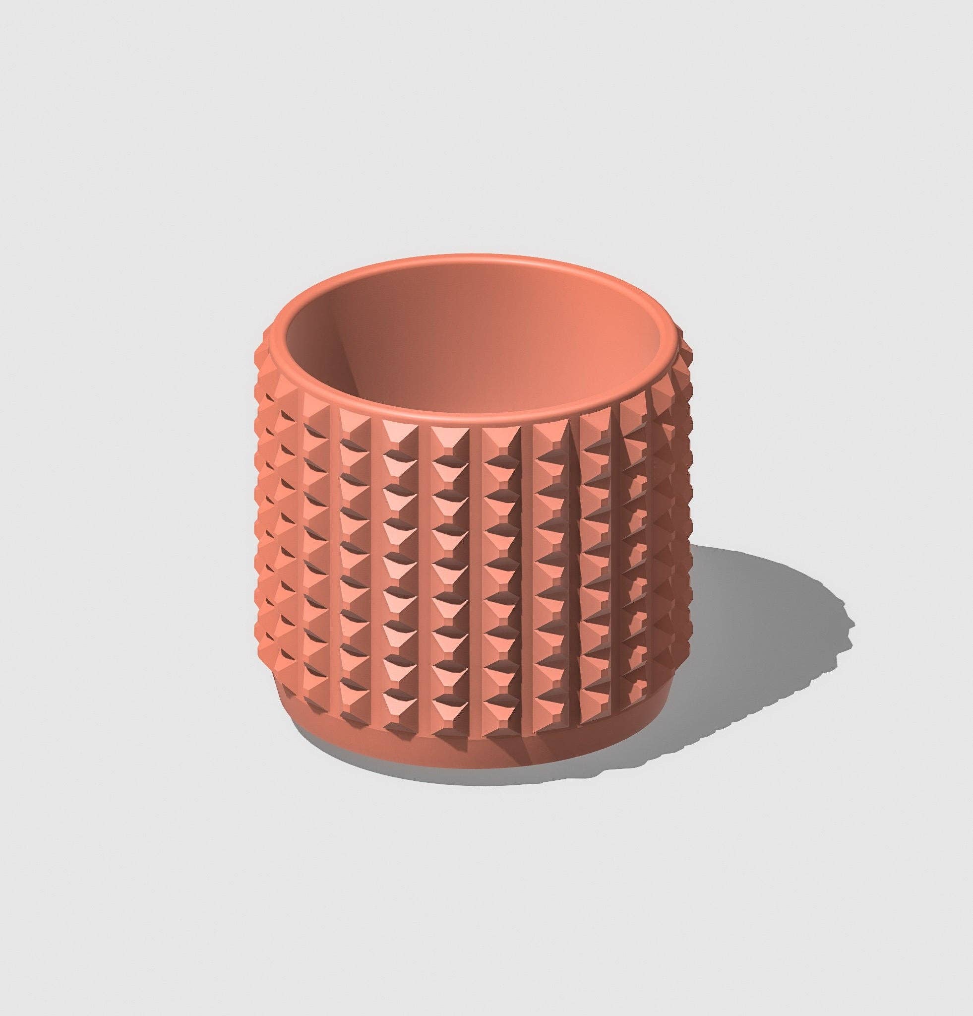 Rosebud Homegoods - Vente Pot - Cache-pot cubiste imprimé en 3D avec drainage6